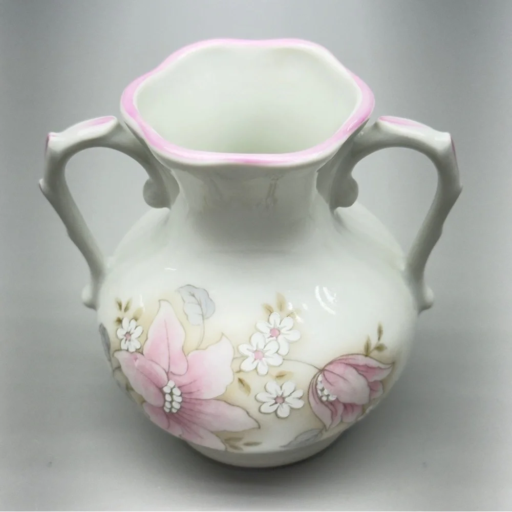 Vintage Limoges Floral Vase